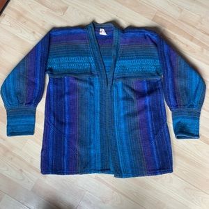 Green tree Weaving one size 100% cotton jacket